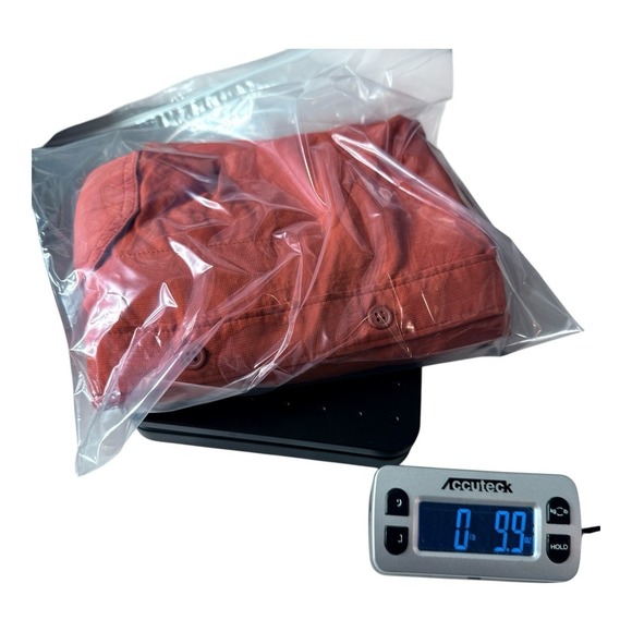 Columbia Mens Omni Shade Sun Protection Long Sleeve Sunset Red Orange XXL TG - Picture 8 of 8